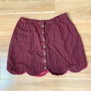 Cooperative black and red mini skirt